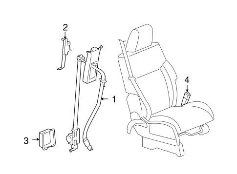 Liberty FRONT SEAT BELTS