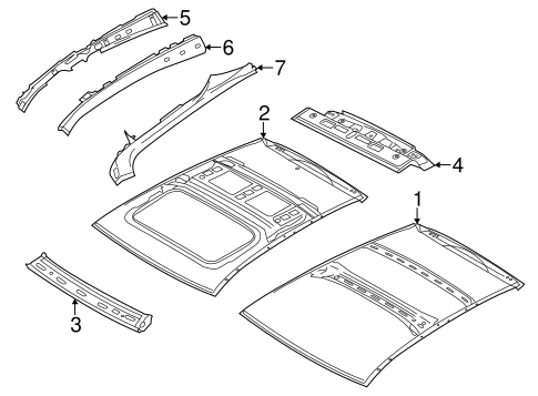 Panamera ROOF & COMPONENTS