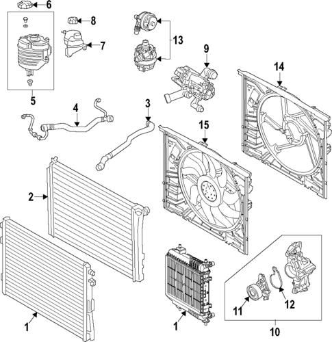 Cooling System for 2020 BMW M340i #1