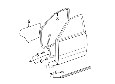 BODY/DOOR & COMPONENTS for 2006 Toyota Tundra #3