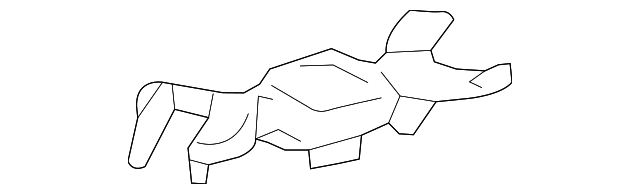 C2Z2088010 Деталь ROOF MOLDING CLIP, LEFT