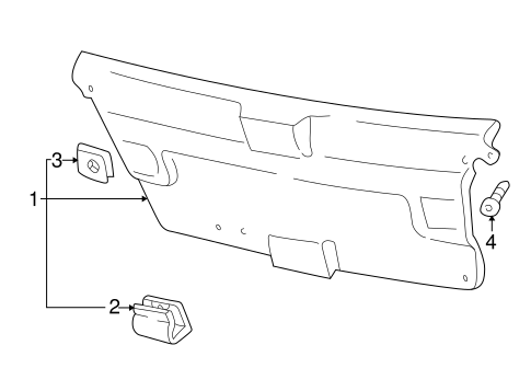 9-3 INTERIOR TRIM - TRUNK