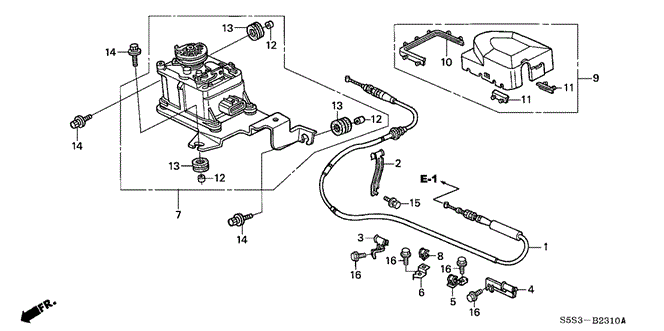 CHASSIS/AUTO CRUISE for 2003 Honda CIVIC HATCHBACK #1