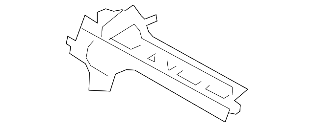 DT1Z61513A08E Деталь ROOF RAIL, RIGHT