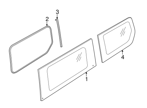 Transit Connect GLASS - SIDE PANEL 7
