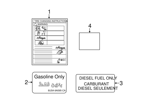 Body/Labels for 2011 Ford F-250 Super Duty #1