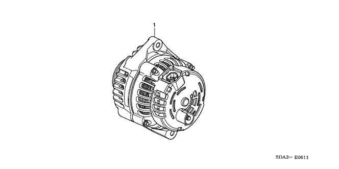 Engine/Alternator (Delphi) (V6) for 2003 Honda ACCORD SEDAN #1