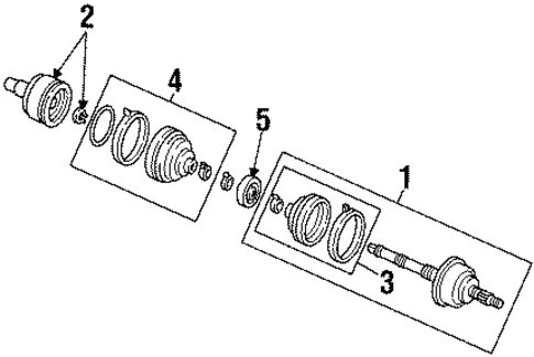 Tracer DRIVE AXLES
