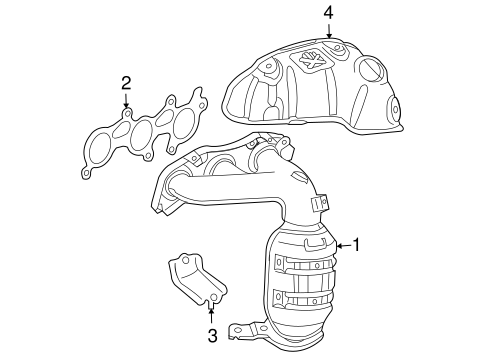 EXHAUST SYSTEM/EXHAUST MANIFOLD for 2006 Toyota RAV4 #1