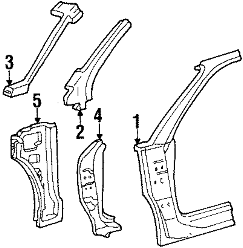 Windstar HINGE PILLAR