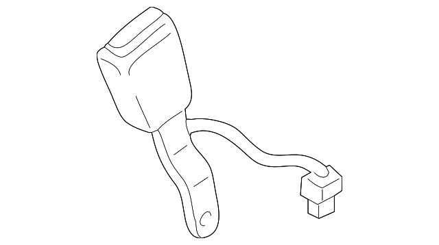 31320136 Деталь BUCKLE, LEFT