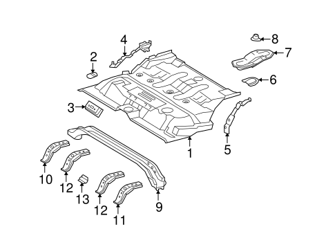 BODY/FLOOR for 2013 Toyota 4Runner #1