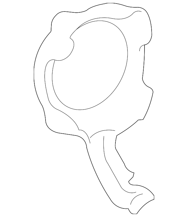 3W3Z-15266-AA Деталь FOG LAMP ASSY BRACKET, RIGHT