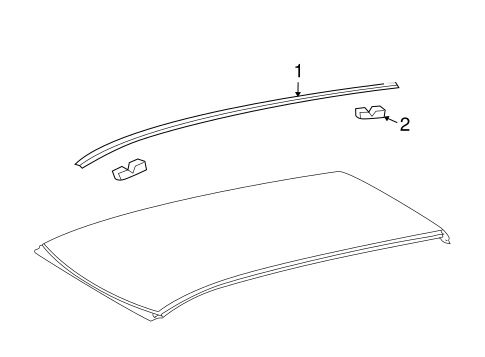 BODY/EXTERIOR TRIM - ROOF for 2012 Toyota Venza #2