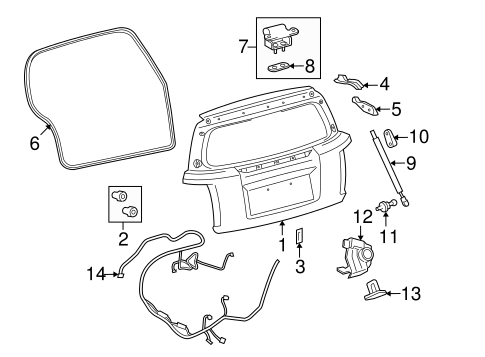 BODY/LIFTGATE for 2009 Scion xD #1