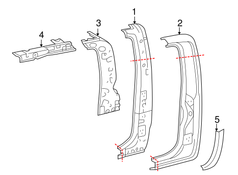 BODY/SIDE PANEL & COMPONENTS for 2013 Toyota Tacoma #1
