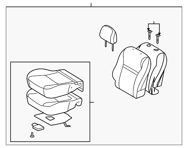 19204930 Деталь SEAT ASSY, RIGHT