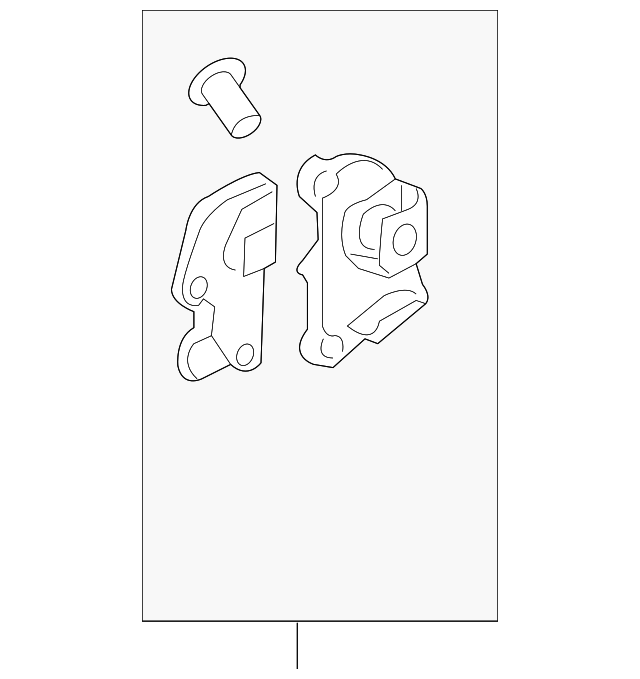 6F9Z74219A64A LATCH ASSY, RIGHT