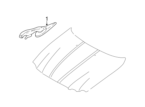 X-Type EXTERIOR TRIM - HOOD