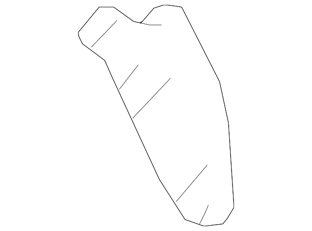 FJE3405AB Деталь TAIL LAMP POCKET, LEFT