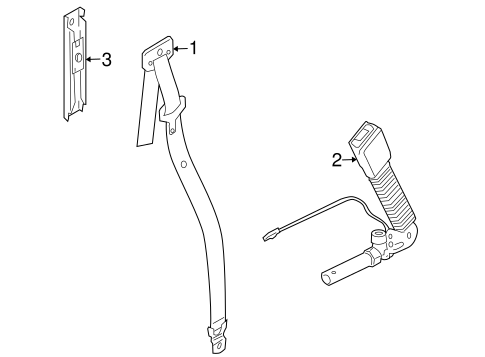 LR4 FRONT SEAT BELTS