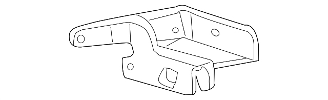 XR3Z9J432FB Деталь EGR VACUUM CNTRL BRACKET