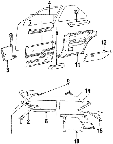 Topaz INTERIOR TRIM