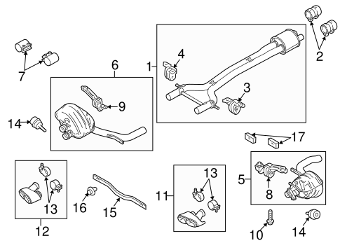 Panamera EXHAUST COMPONENTS 2