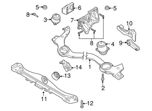 Cayenne ENGINE & TRANS MOUNTING