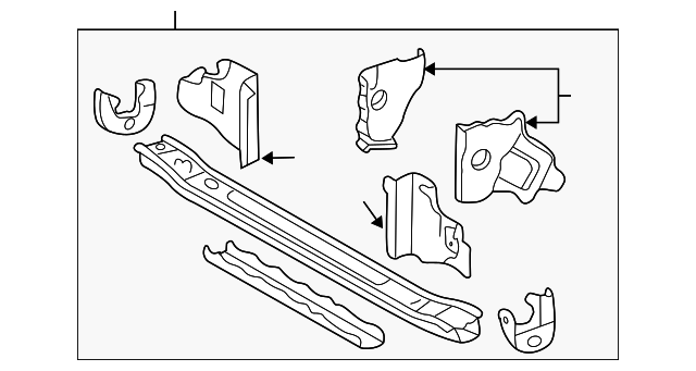 88973351 Деталь LOWER TIE BAR