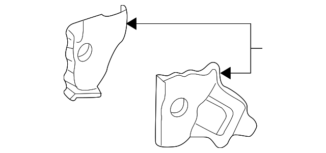 88973380 Деталь LOWER TIE BAR PLATE, LEFT