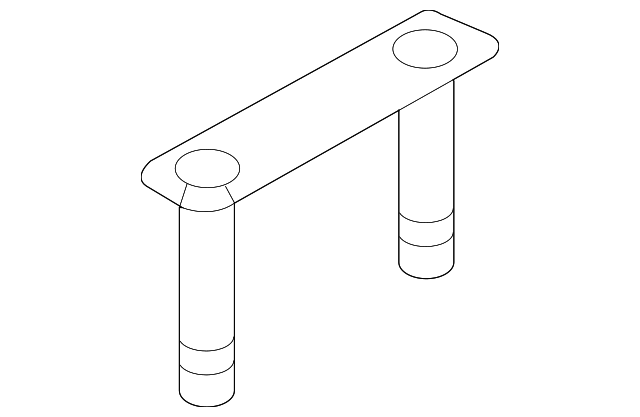 32007118 Деталь REAR BRACKET STUD PLATE