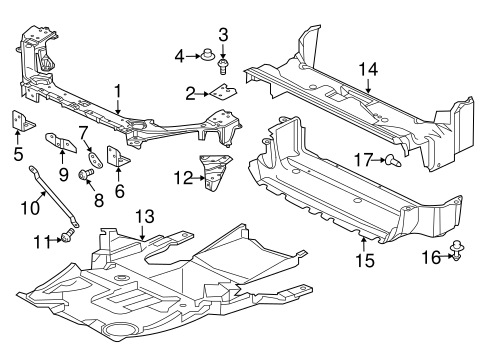 XJ RADIATOR SUPPORT