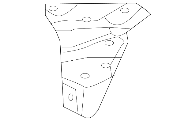 C2D39469 Деталь FENDER MTG BKT, LEFT