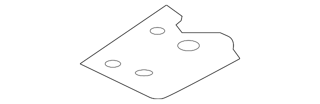 C2D3528 Деталь MOUNT PLATE, LEFT