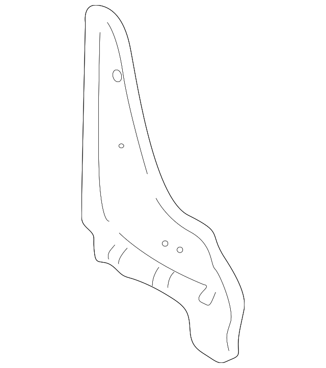 FNC3820AA Деталь LOWER C'MEMBER REINFORCEMENT, RIGHT