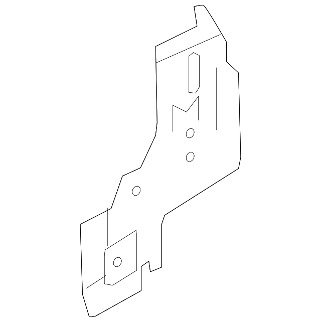 LR055860 Деталь FRONT REINF, RIGHT
