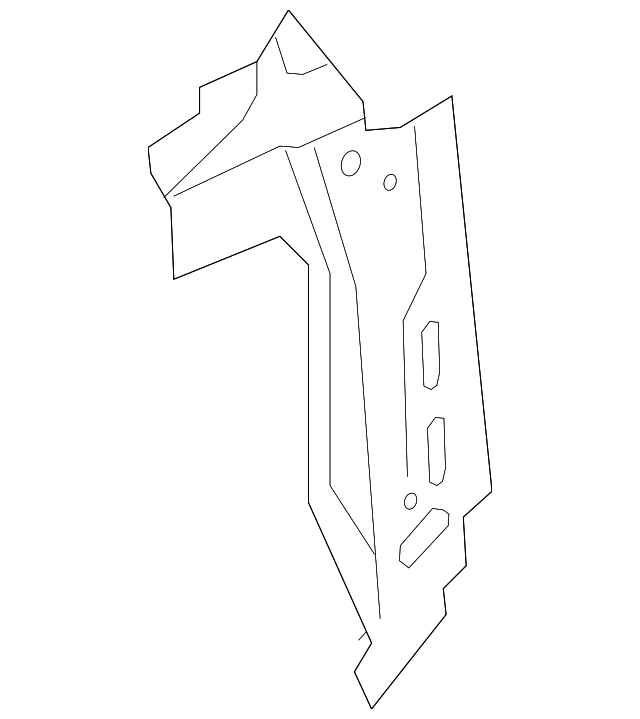 LR036828 Деталь REAR REINF, RIGHT