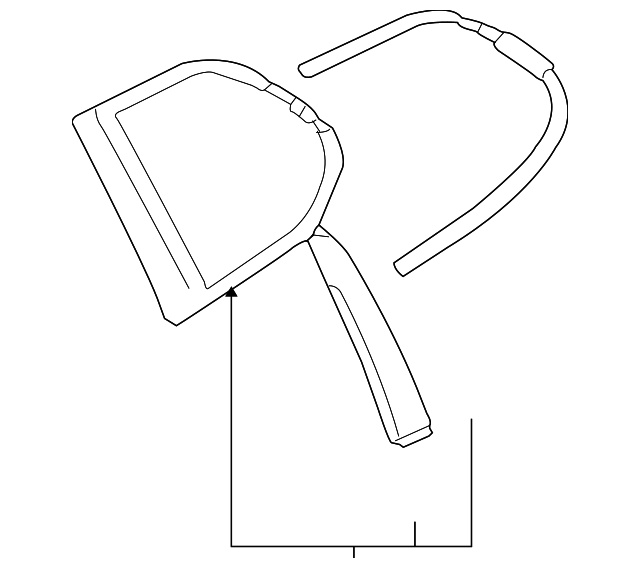 955-543-111-34 Деталь QTR GLASS, LEFT