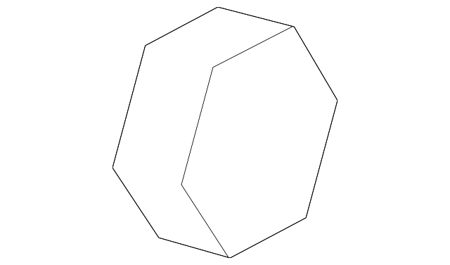 N-908-802-01 Деталь QTR GLASS NUT, LEFT