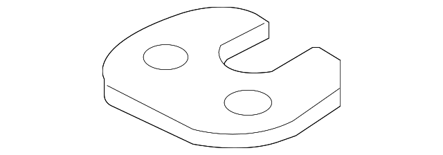 HJB8213CA Деталь STRIKER SPACER, LEFT
