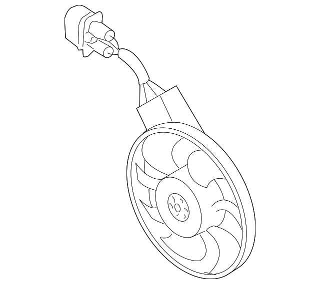 955-624-136-01 FAN BLADE, RIGHT