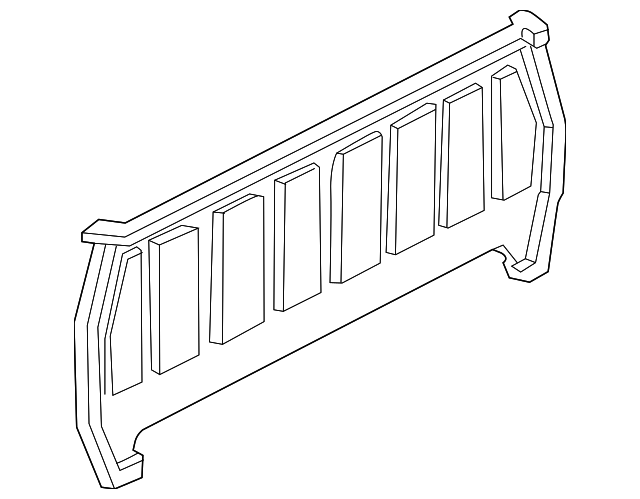 F37Z-1340300-A Деталь BACK PANEL