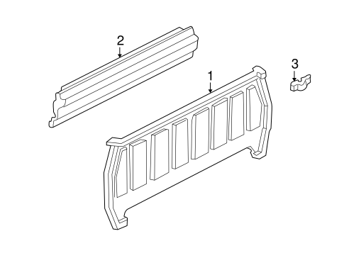 Body/Back Panel for 2008 Ford Ranger #1