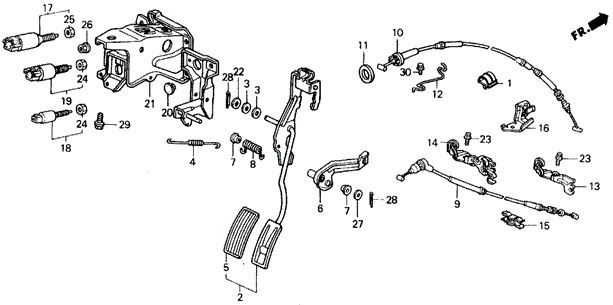 1990 Honda CIVIC SEDAN LX BOLT, FLANGE (8X14) - (957010801408) 1990 Honda CIVIC SEDAN LX BOLT, FLANGE (8X14) - (957010801408)