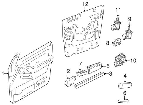 Electrical/Front Door for 2007 Ford Explorer #3