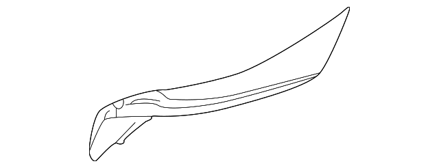 1W6Z-76018A17-AA Деталь COWL GRILLE, LEFT