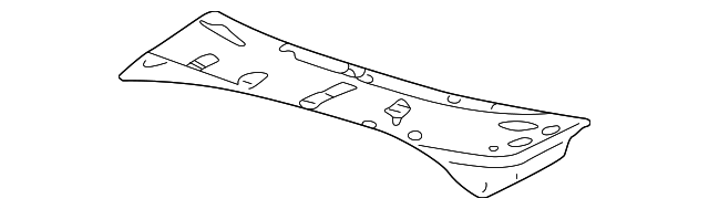 XW4Z5402010AB Деталь COWL TOP PANEL