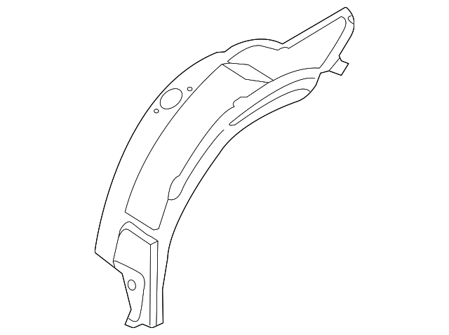 991-502-315-06-GRV Деталь OUTER WHEELHOUSE, LEFT