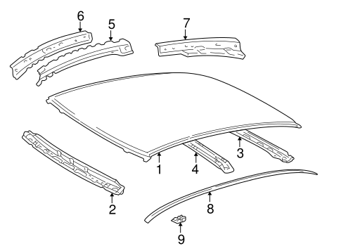 BODY/ROOF & COMPONENTS for 2003 Toyota Echo #1